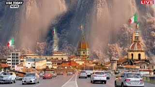 Officials PANIC after a 44 magnitude earthquake rocked the Campi Flegrei supervolcano in Italy [upl. by Anaig]