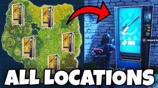 ALL 33 quotVending Machinequot LOCATIONS in Fortnite  NEW Fortnite Vending Machines ALL KNOWN SPOTS [upl. by Aydidey475]