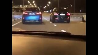 Bmw X5M vs Mercedes ML63 Amg [upl. by Ynnhoj]