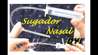 DIY Aspirador Nasal para bebê  caseiro  Rápido e Eficiente [upl. by Wehtta]