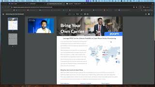 Zoom Phone BYOC Setup  Call Attempt [upl. by Darees423]