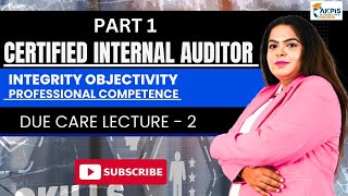 CERTIFIED INTERNAL AUDITOR I P1 L 2 Impairment to independence in IAA and objectivity for Auditor [upl. by Aitnic699]