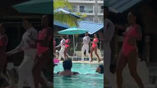 MARGARITAVILLE CAP CANA DOMINICAN REPUBLIC 🇩🇴 POOLSIDE ENTERTAINMENT 82022 [upl. by Charlene]