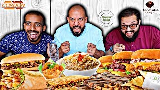 فلوق طهمجه تايم ٤ مطاعم ٤ تحديات في يوم واحد  حلقة ١  Tahmaja Time Vlog E01  4 Food Challenges [upl. by Zennie]