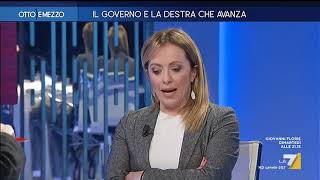 Limite al contante Lilli Gruber a Giorgia Meloni quotQuesto glielo faccio spiegare da Marco [upl. by Aniger]