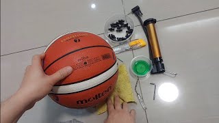 HOW TO REPLACE A BROKEN VALVE OF A BASKETBALL 🏀 ✅️ [upl. by Wood]