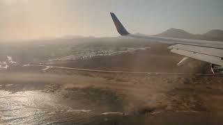 Landing at Lanzarote Airport 17th April 2024 [upl. by Caron]