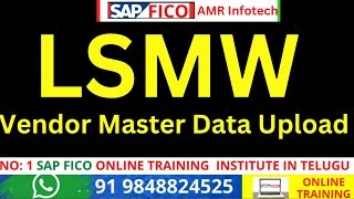 LSMW Legacy System Migration Workbench LSMWVendor Master Data Upload  SAP Data Migration Tool [upl. by Nitsyrk]