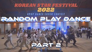 KPOP RANDOM PLAY DANCE  Part 2 KOREAN STAR FESTIVAL from INDONESIA Bikasoga Sport Hall [upl. by Ecirtaed]