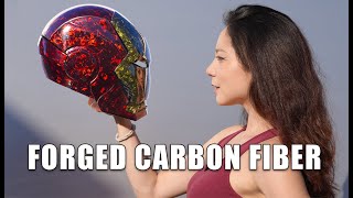 I UPGRADED Iron Mans Helmet 100 Carbon Fiber [upl. by Adnaluoy]