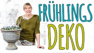 FRÜHLINGSDEKO  DAS HORNVEILCHEN  DIY [upl. by Katzman]