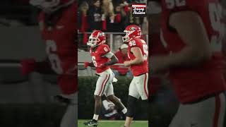 PUNTER CAN TACKLE uga punter Brett Thorson shows Tennessee how to hit collegefootball [upl. by Tedda768]