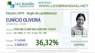 Jingles Eleições 2010  Eunício Oliveira  PMDB  leobrandaonet [upl. by Schinica]