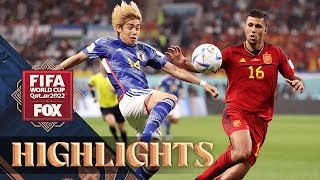 Japan vs Spain Highlights  2022 FIFA World Cup [upl. by Waechter]