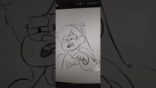 Mabel and Pacifica core NOT MY ART art gravityfalls mabelpines pacifica core satire shorts [upl. by Haimaj117]