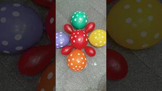 Green Yellow Red Purple And Orange Polkadots Balloons Popballoon poppingballon waterballoons [upl. by Adnirual]