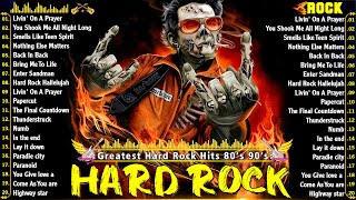 Greatest Hard Rock Songs 80s 90s Full Album 🎸 Bon Jovi Guns N Roses Nirvana Metallica ACDC [upl. by Adile]