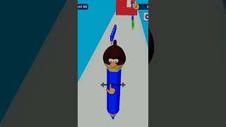 Pencil Run Gameplay level55 shorts funny song youtubeshorts viralshort [upl. by Hopfinger357]