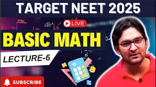 BASIC MATH physics  NEET2025  Lect6  By Rishikesh Sir  neet2025 [upl. by Aeresed]