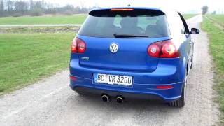 VW Golf V R32 Sound Exhaust [upl. by Bainbrudge]