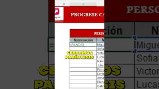 Genera números consecutivos con FILA en Excel 365 🔢➡️ Ideal para listas rápidas [upl. by Eelsnia]