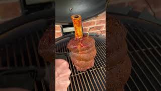 Smoked Meat Hammer  Pellet Joe kamadojoe grilling [upl. by Mackenzie]