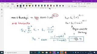 Financiele Rekenkunde Les IC5 EW  Eindwaarde bepalen van een periodieke inleg [upl. by Iaht]