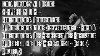 Final Fantasy VII Remake SCHWER  2 Nebenaufgaben  2 Manuskripte  Kapitel 3 [upl. by Eeresed102]