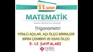 Sonuç Yayınları 11Sınıf Matematik Kitabı Trigonometri Konusu 512 Sayfaları [upl. by Lyrehc]