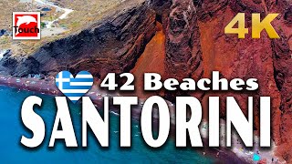 42 Best Beaches of SANTORINI Greece 4K ► Top Places amp Secret Beaches in Europe touchgreece [upl. by Garrity]