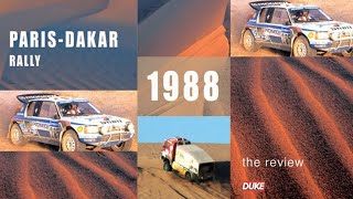 ParisDakar Rally 1988  Vatanen and the stolen Peugeot 405 [upl. by Adnovad406]