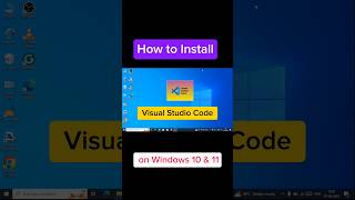 How to Install Visual Studio Code on Windows 10 amp11VisualStudioCodeVSCodeInstallation [upl. by Besse882]