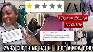 Worst Reviewed Zara Store Zara Clothing Haul I Got A New Bed Amazon Finds [upl. by Shing595]