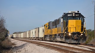 Gorgeous RS3L WAMX 6017 leads AWRR 206 through the weight scales in Bertram Texas [upl. by Hahsia]