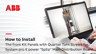 How to install the front Kit Panels with Quarter Turn Screws for System pro E power quotSpEpquot MainBoard [upl. by Joellyn296]