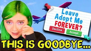 I Played ADOPT ME Until I MOVED AWAYis this goodbye roblox [upl. by Nivrehs56]