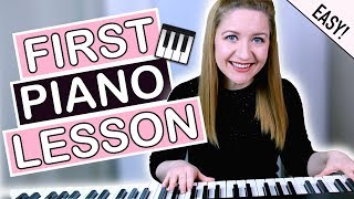 How To Play Piano  EASY First Piano Lesson [upl. by Tymothy]