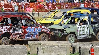 Petrolia Demolition Derby 2024 Junk Run [upl. by Nwahsed]