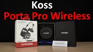 Обзор Koss Porta Pro Wireless Сравнение с проводной версией [upl. by Aekim900]