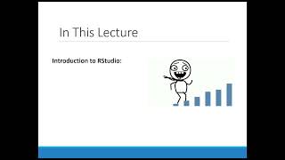 Lecture  Introduction to RStudio Part 1 [upl. by Nivart]