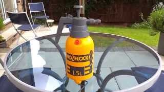 Hozelock 15L pump sprayer demo [upl. by Navek850]