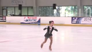 Alysa Liu 2016 Pacific Coast Sectional Figure Skating Championship [upl. by Appledorf]