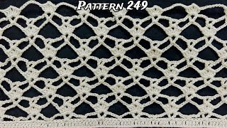 FANTASTIC amp INCREDIBLE crochet pattern 249  Easy crochet pattern  Free crochet  White yarn [upl. by Arbma20]