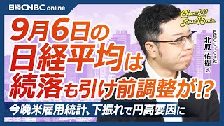 【9月6日金東京株式市場】日経平均株価は4日続落、米雇用統計前に慎重姿勢／円高進行と半導体株下げ／日本株は自社株買いが支える／アップル新型「iPhone」発表へ・村田製やソニーGなど関連銘柄は軟調 [upl. by Ong]