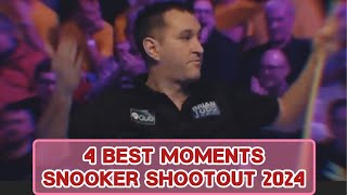 Snooker Shootout 2024  4 Best Moments [upl. by Fiorenze135]