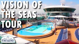 Vision of the Seas Tour  Royal Caribbean International  Cruise Ship Tour [upl. by Ahselak]