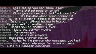 Minecraft Backdoor  Cheap  OP [upl. by Atneciv]