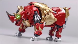 CangToys CYMINI06 Rhimini Headstrong Hugerhino quick review [upl. by Phelps]