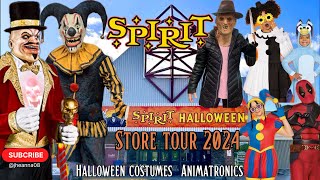 SPIRIT HALLOWEEN STORE TOUR 2024 VLOG  Halloween Costumes Animatronics Props Decors  CA [upl. by Ten]