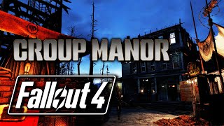 FALLOUT 4 CROUP MANOR SETTLEMENT BUILD [upl. by Thrift]